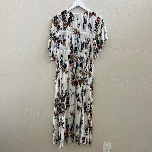 NEW $383 MUNTHE Jacey Dress Midi Multi - Picture 7 of 13